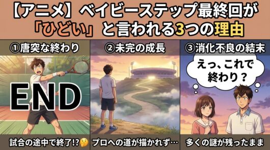 ベイビーステップ最終回が「ひどい」と言われる3つの理由