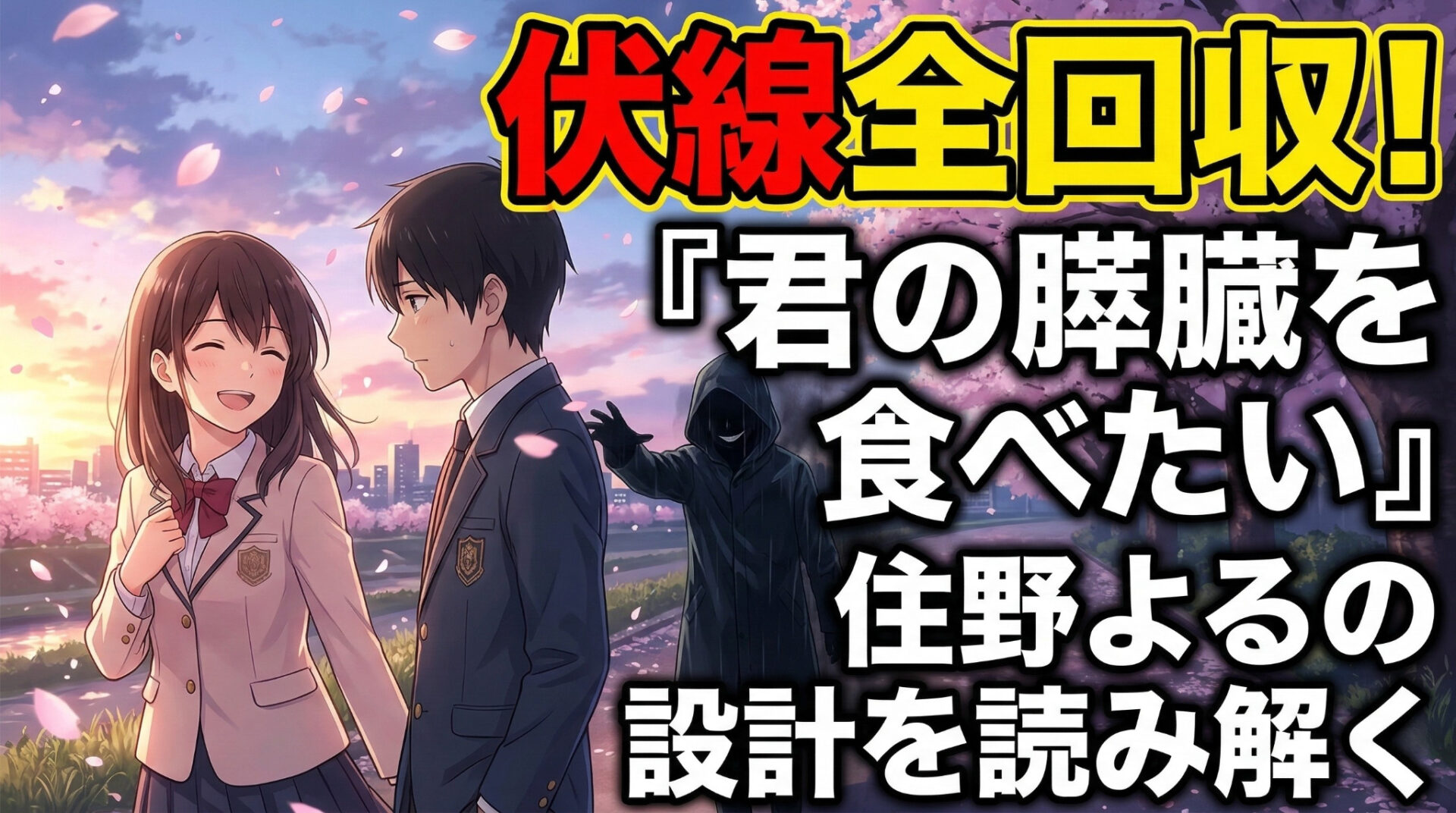 君の膵臓を食べたい 通り魔の伏線を全部回収する｜住野よるの設計を読み解く