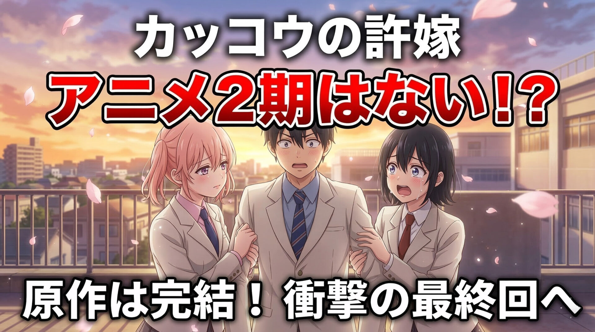 打ち切り？】カッコウの許嫁は完結済み｜アニメ2期がない理由と最終回 
