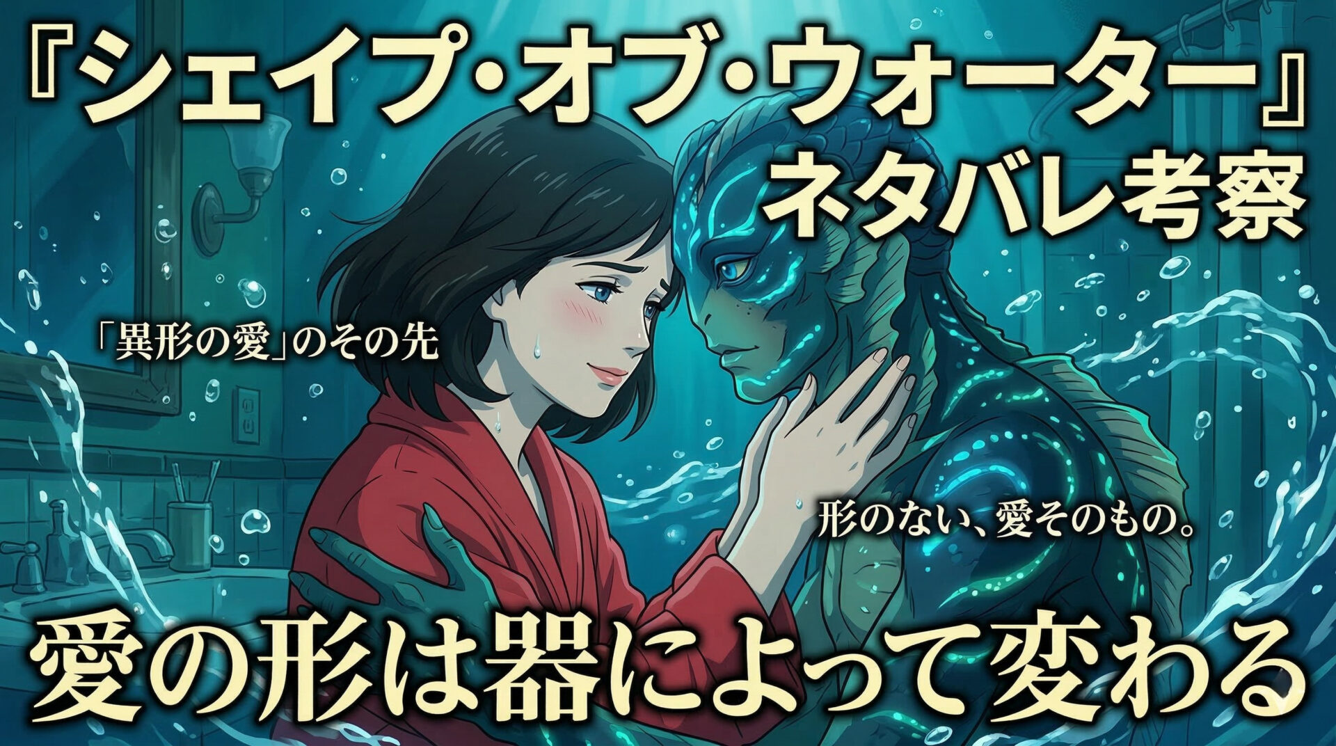 シェイプ・オブ・ウォーターのネタバレと「気持ち悪い」