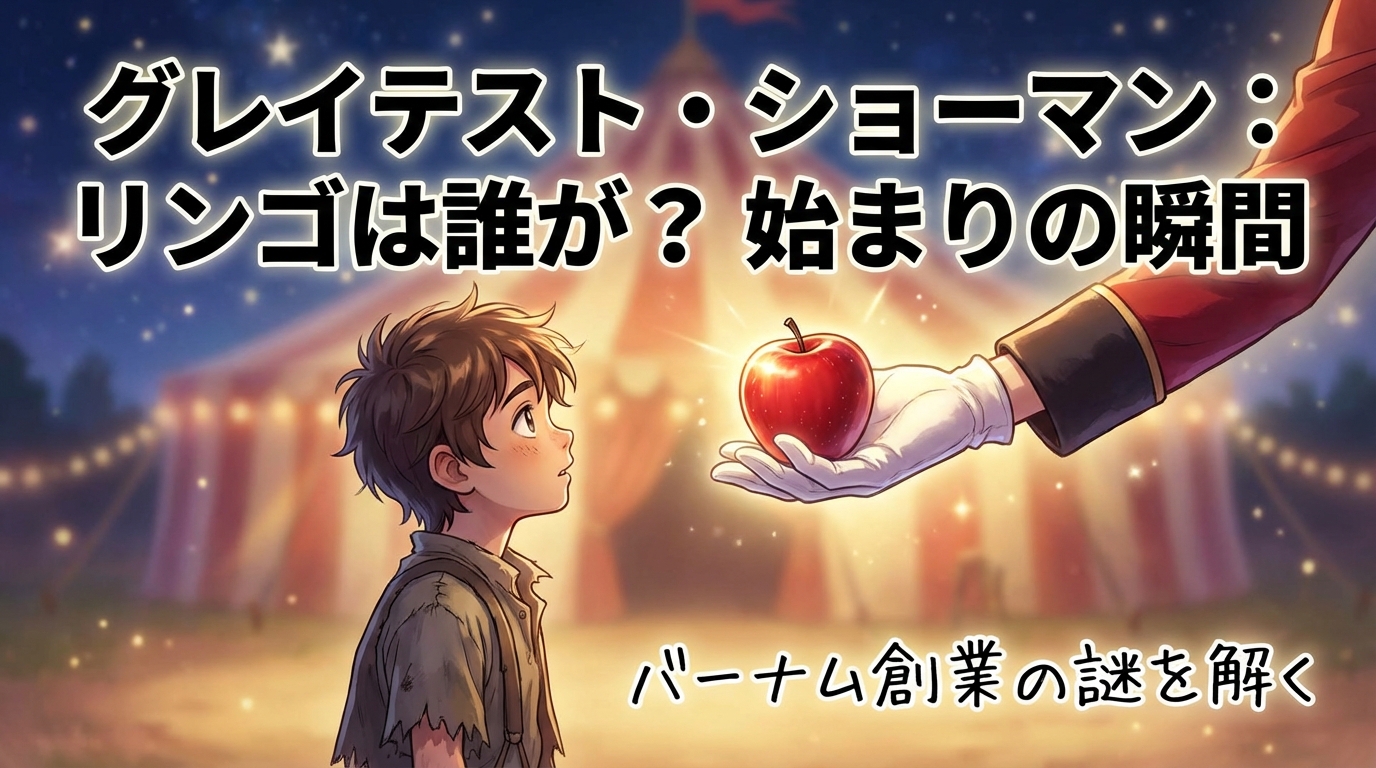 グレイテストショーマン りんご渡した人は誰か