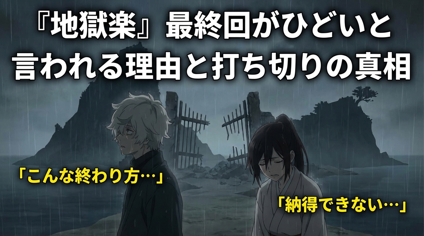 地獄楽の最終回がひどいと言われる理由と打ち切り理由